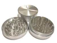 SharpStone® Classic (2.5" Inch) Hard Top Shredder - 2pc, Large, Silver