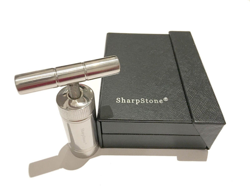 Sharpstone Home and Garden SharpStone Classic (3.5" Inch) Heavy Duty T-Shaped Press - 3pc, Small, Silver