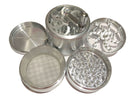 SharpStone Classic (3.0" Inch) Crank Top Shredder - 4pc, X-Large, Silver