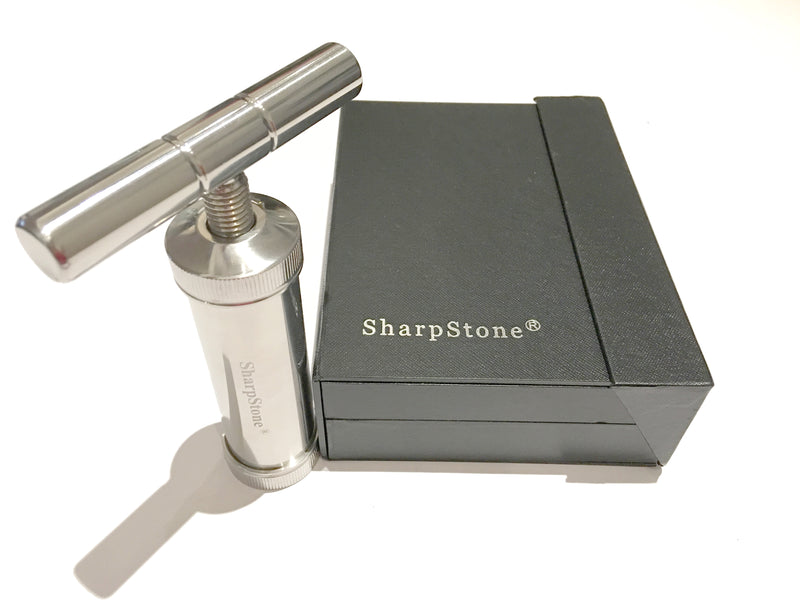 SharpStone Classic (6.2" Inch) Heavy Duty T-Shaped Press - 3pc, Large, Silver